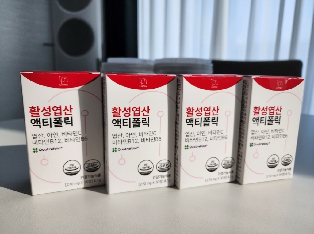 리노브 활성 엽산 액티폴릭 30정, 4개 맛있게 먹은 솔직 후기 - 상품 이미지 4