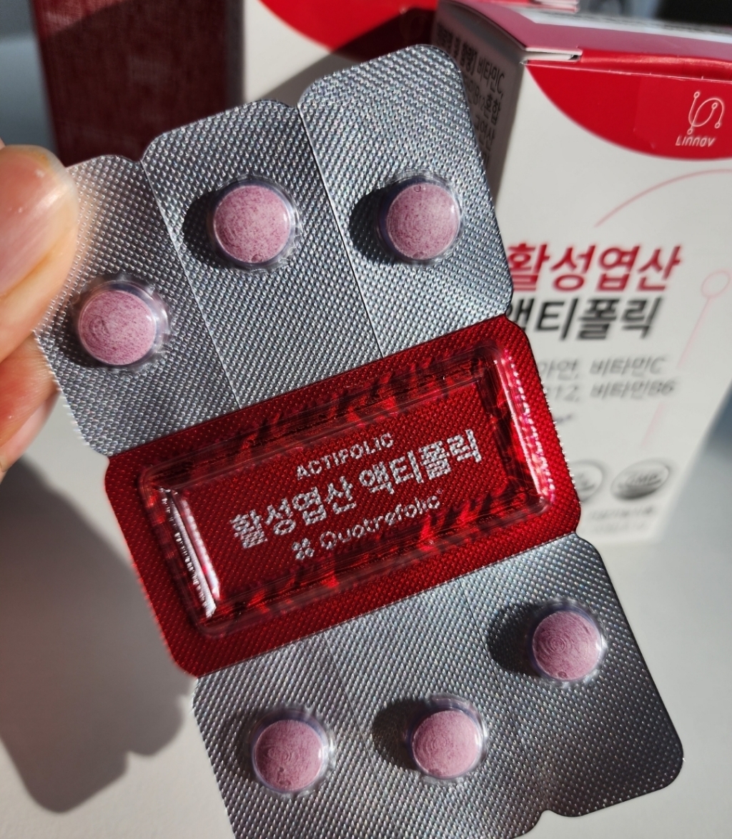 리노브 활성 엽산 액티폴릭 30정, 4개 이미지 3