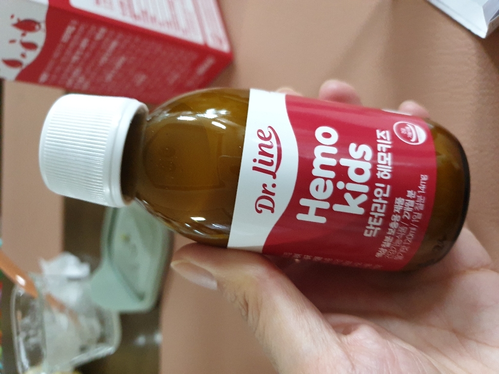 닥터라인 헤모키즈 맛있는 딸기맛 유아철분제 120ml, 2개 실사용 후기 | 효과 있을까? - 상품 이미지 3