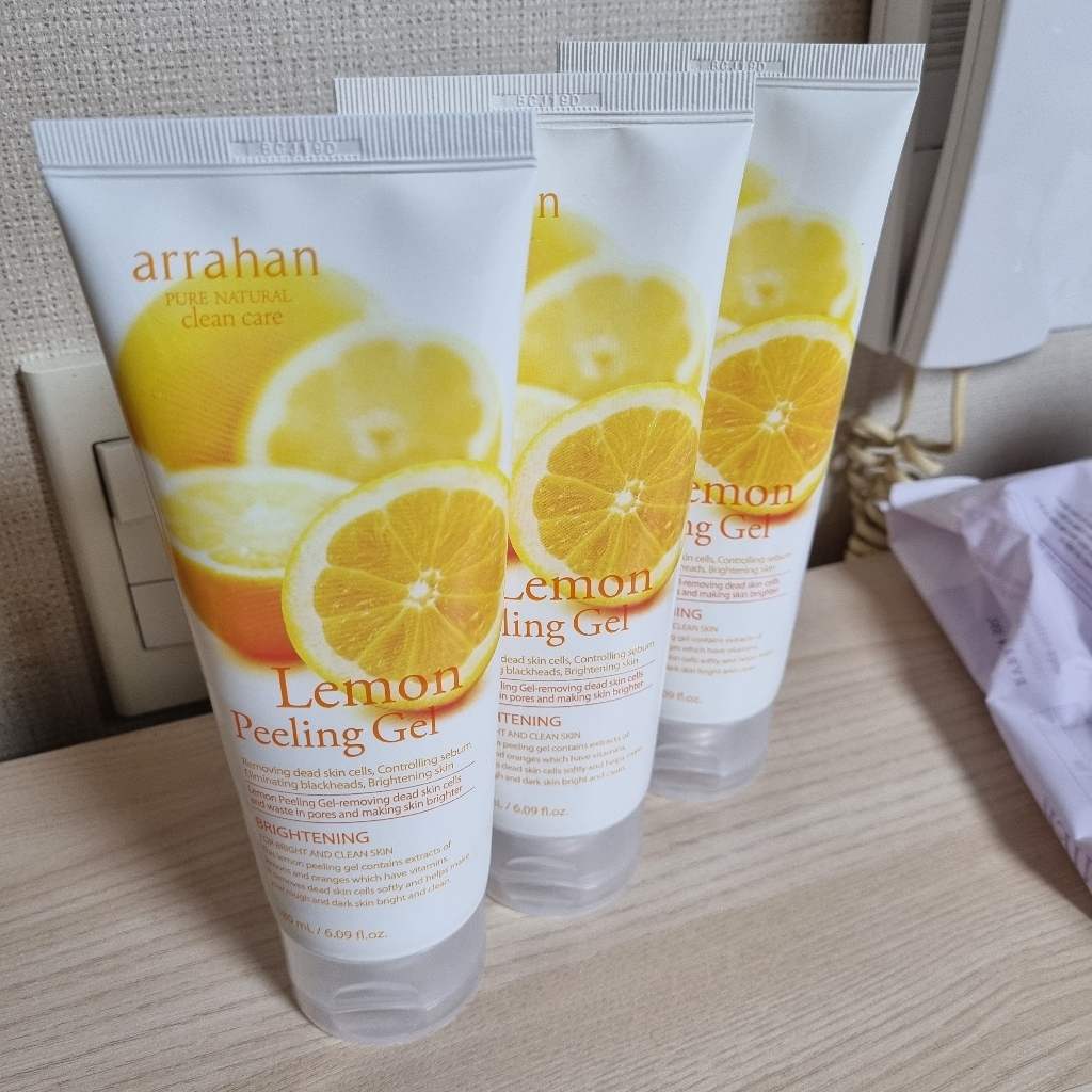 아라한 레몬 화이트 각질 스크럽 필링 젤 180ml 솔직 후기 | 피부 타입별 분석 - 상품 이미지 2