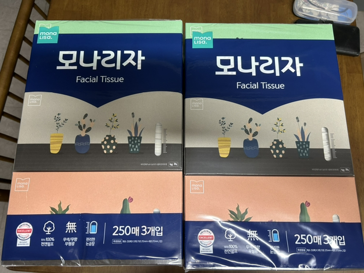 모나리자 벨라지오 각티슈 250매 6개입, 1개 이미지 2