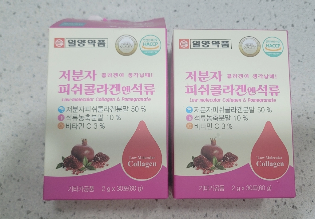일양약품 저분자 피쉬 콜라겐 앤 석류 60g, 3박스 맛있게 먹은 솔직 후기 - 상품 이미지 3
