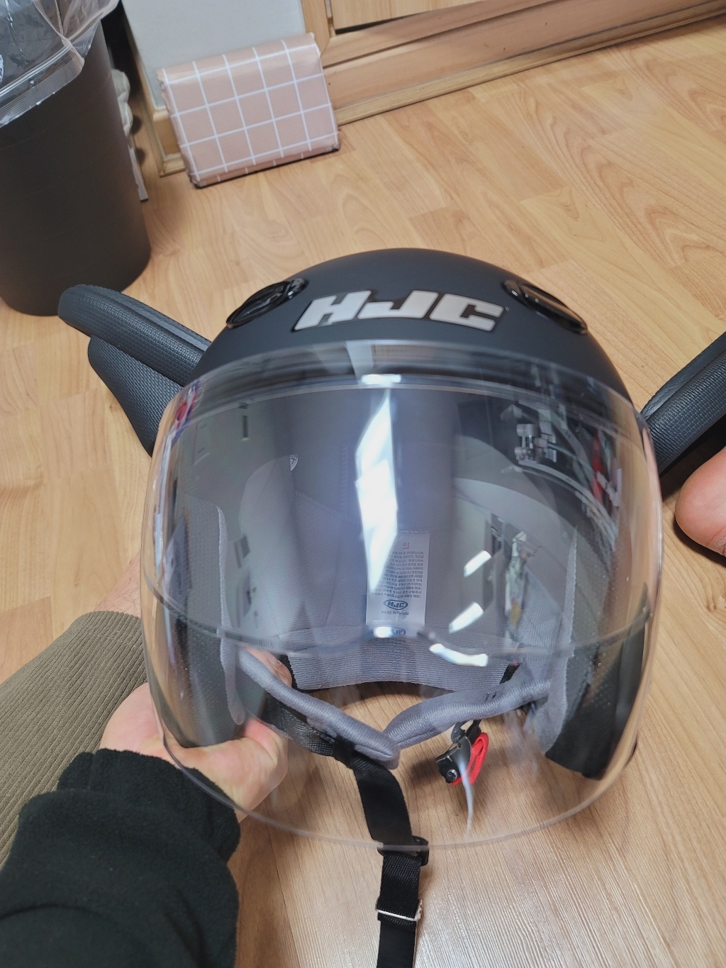 오토바이 헬멧 습기 입김 방지 SOMAN 필름 풀페이스 오픈페이스 겸용 실사용 후기 | 효과 있을까? - 상품 이미지 4