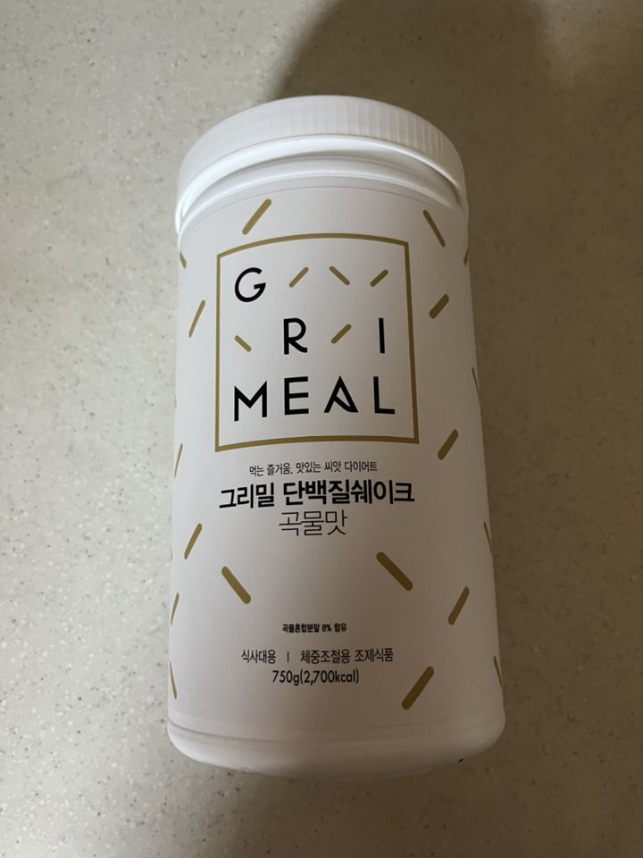 그리밀 단백질쉐이크 곡물맛 750g, 1개 솔직 후기 | 실사용자 리뷰 분석 - 상품 이미지 4