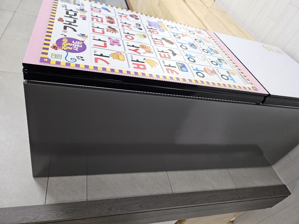 쿠잉전자 프리즘 글라스 2도어 냉장고 방문설치 이미지 4