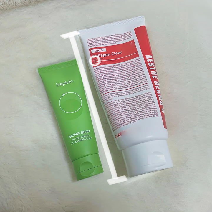 비플레인 녹두 약산성 클렌징폼, 80ml, 2개 이미지 2