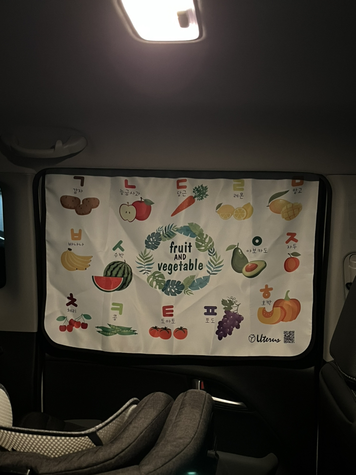 유아 자석 햇빛가리개 암막 세미 차량용 이미지 4