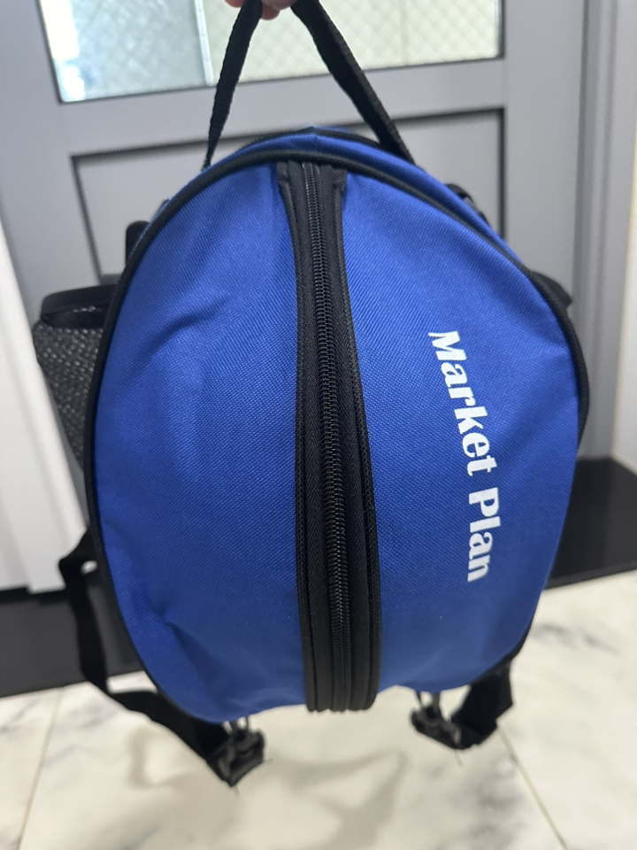마켓플랜 원형 농구공 가방 이미지 3