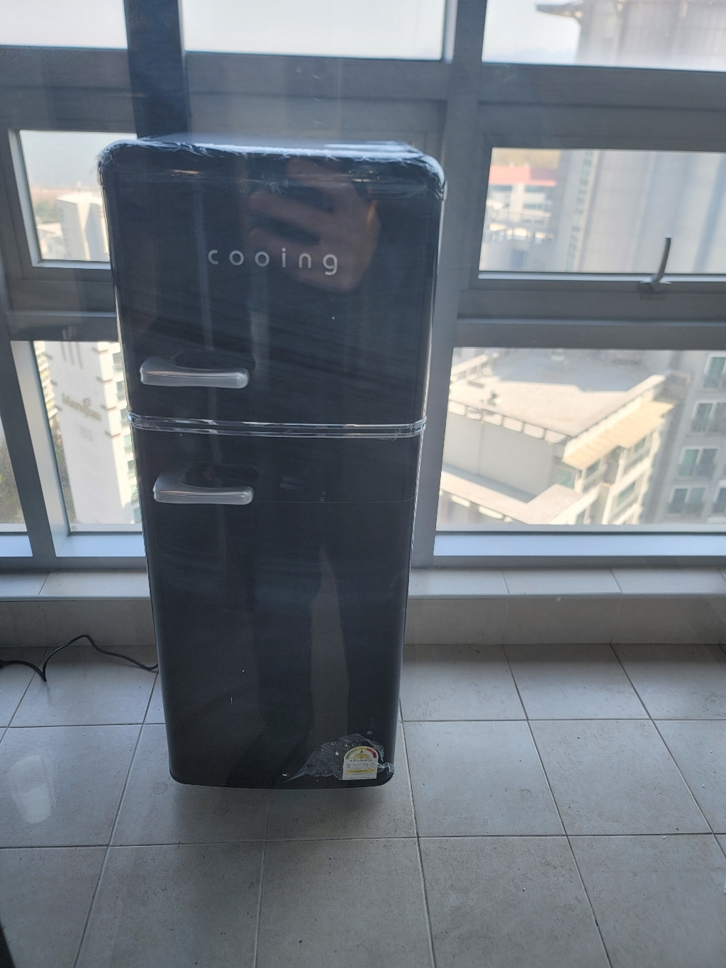 쿠잉전자 레트로 115L 2도어 냉장고 방문설치 개봉기 | 실사용 후기 - 상품 이미지 4