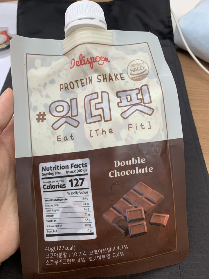 델리스푼 잇더핏 단백질 쉐이크 40g, 7개 맛있게 먹은 솔직 후기 - 상품 이미지 3