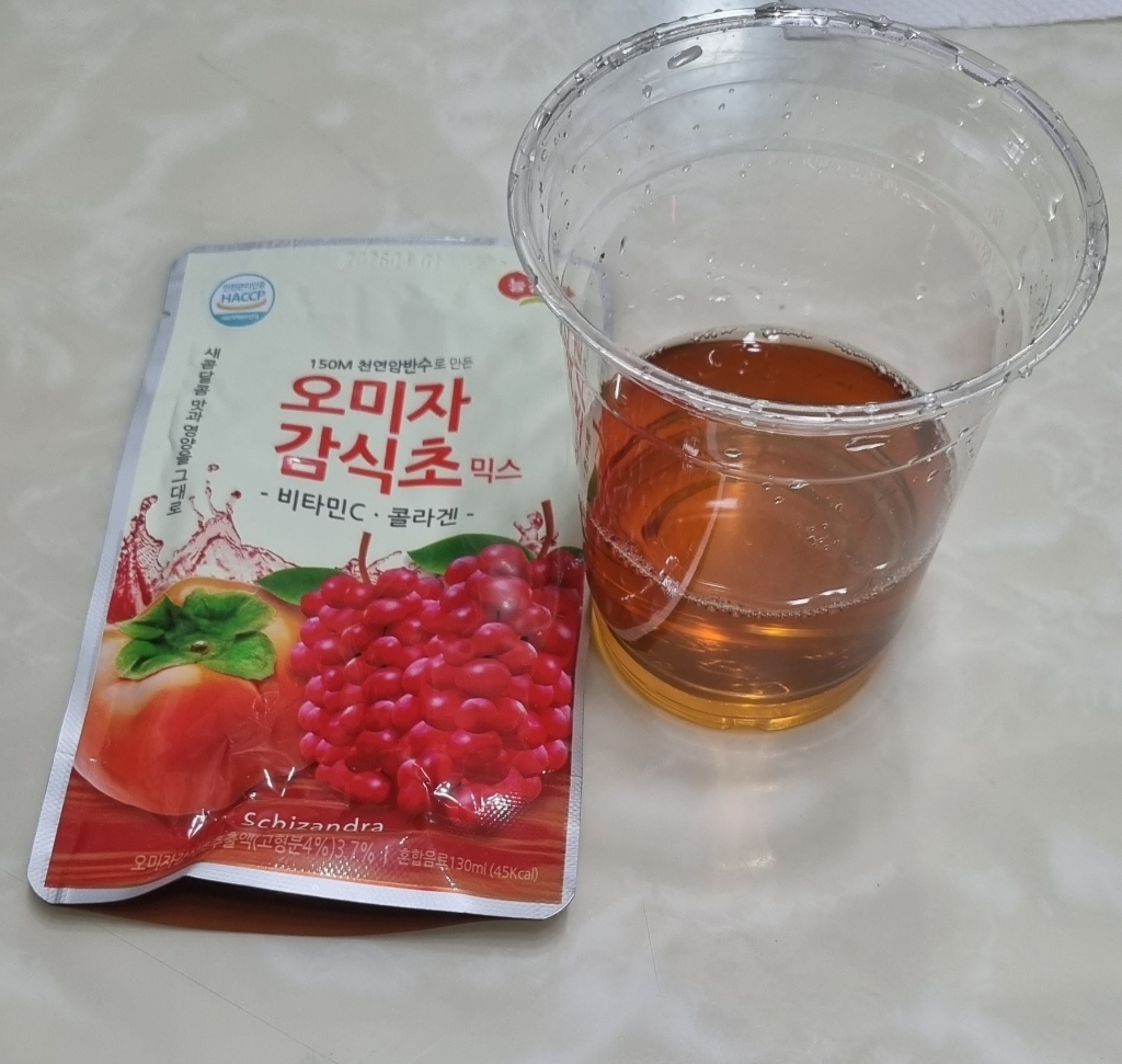 광야식품 오미자감식초 파우치 담터다방 실사용 후기 | 효과 있을까? - 상품 이미지 3