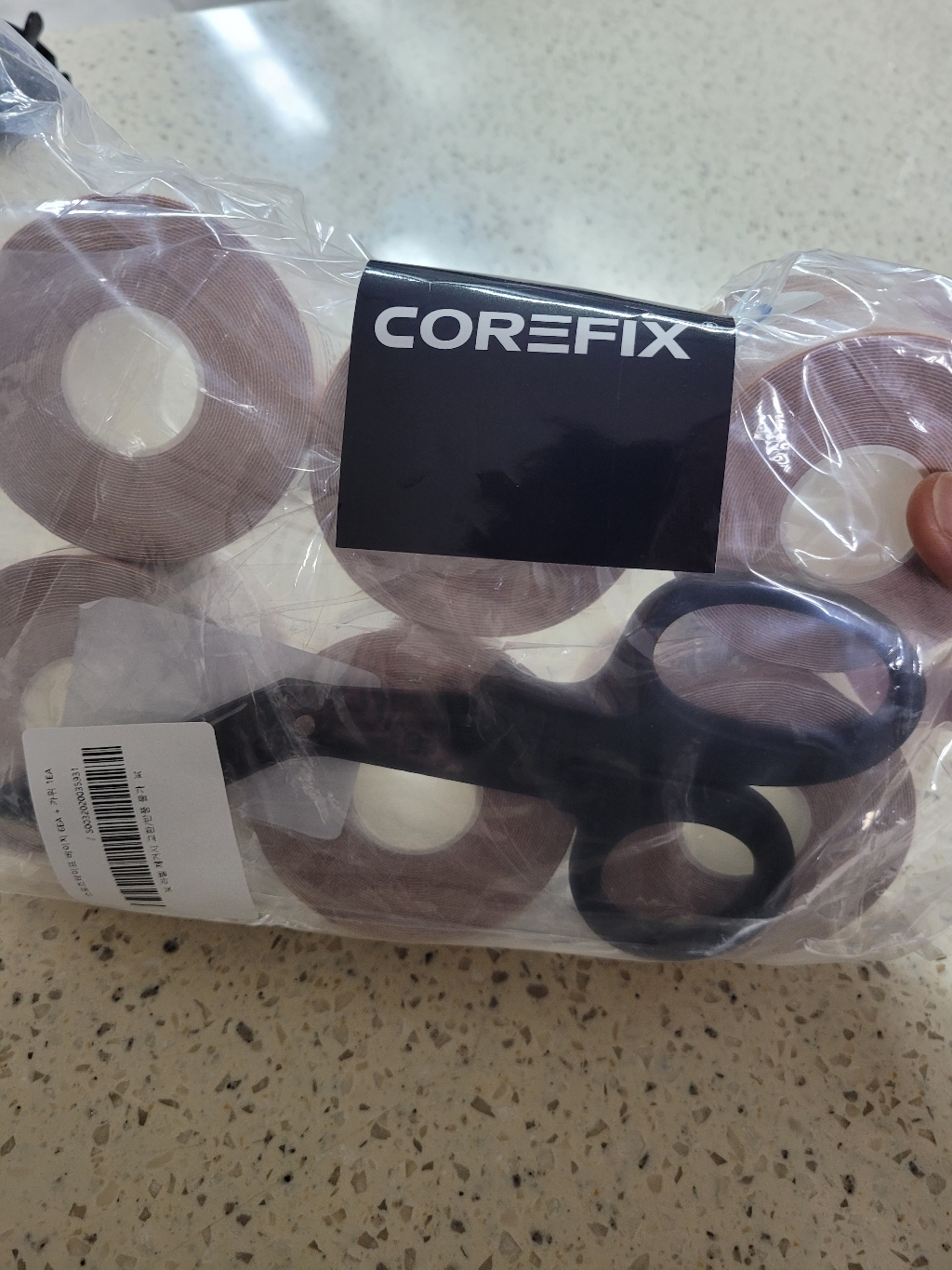 코어픽스 스포츠테이프 + 가위 1 근육 머슬 헬스 무릎 키네시올로지 스포... 운동러 솔직 후기 | 실사용 리뷰 - 상품 이미지 3