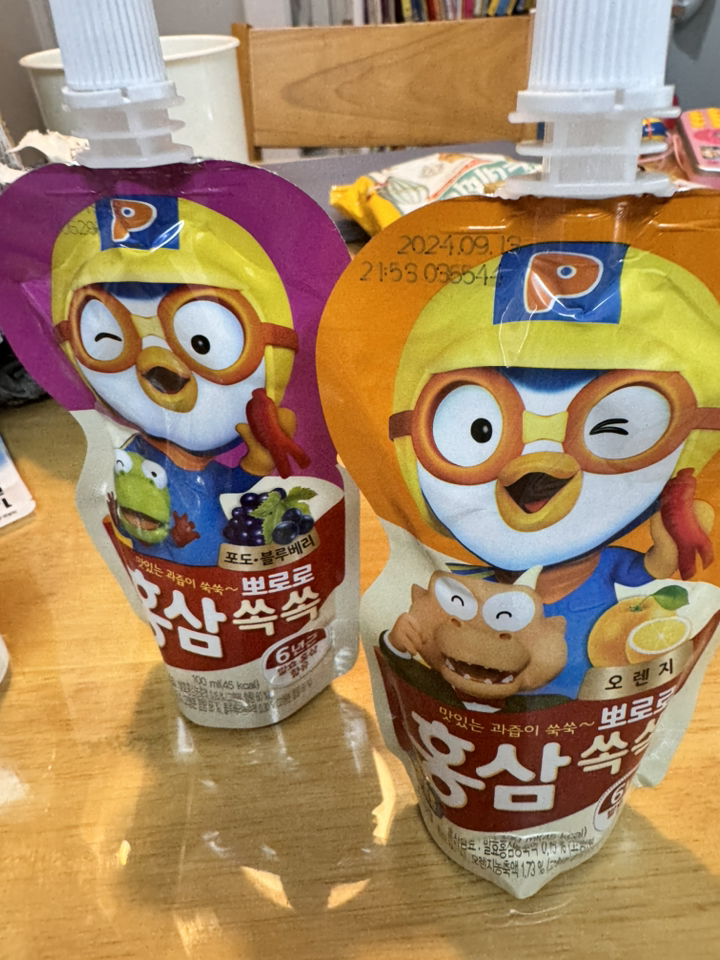 팔도 뽀로로 홍삼쏙쏙 사과매실 1L, 4개 맛있게 먹은 솔직 후기 - 상품 이미지 4