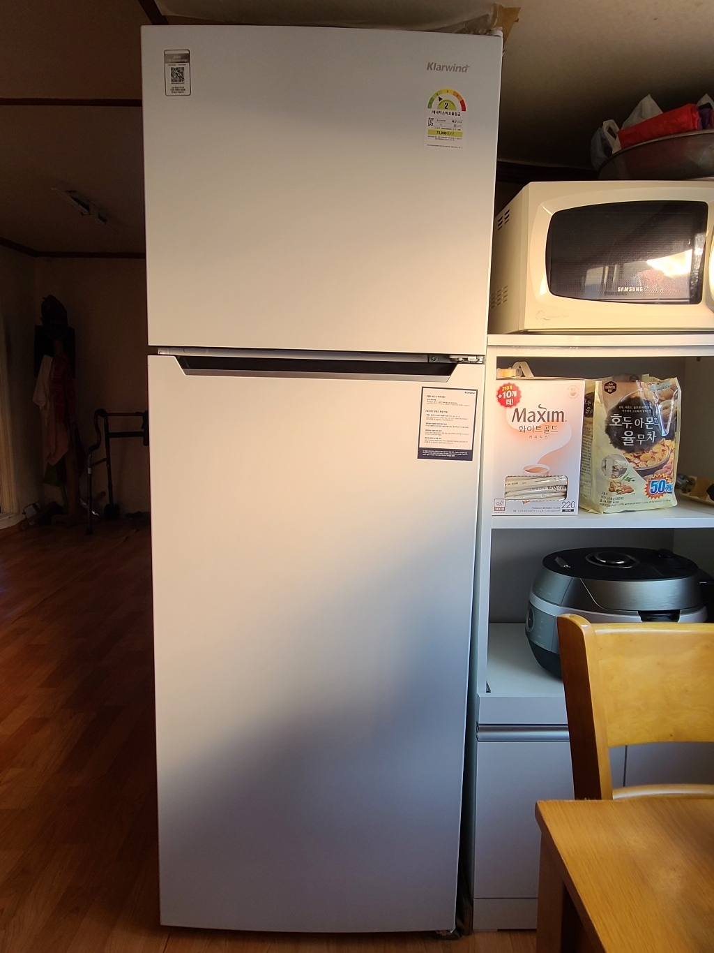캐리어 클라윈드 슬림 348L 2도어 냉장고 방문설치 개봉기 | 실사용 후기 - 상품 이미지 3