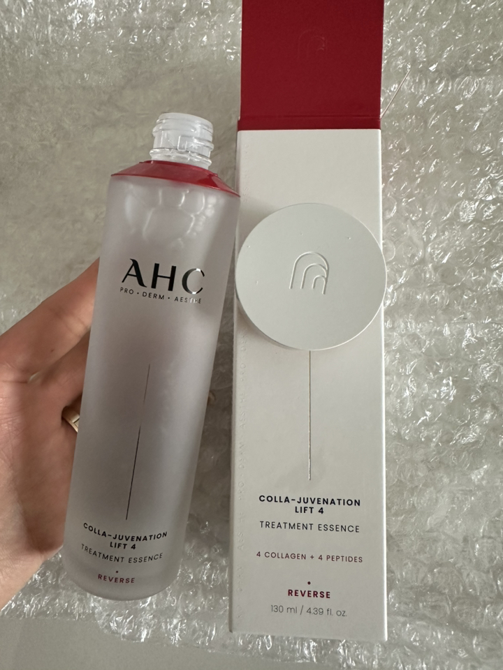 AHC 콜라 쥬비네이션 리프트 4 트리트먼트 에센스 솔직 후기 | 실사용자 리뷰 분석 썸네일