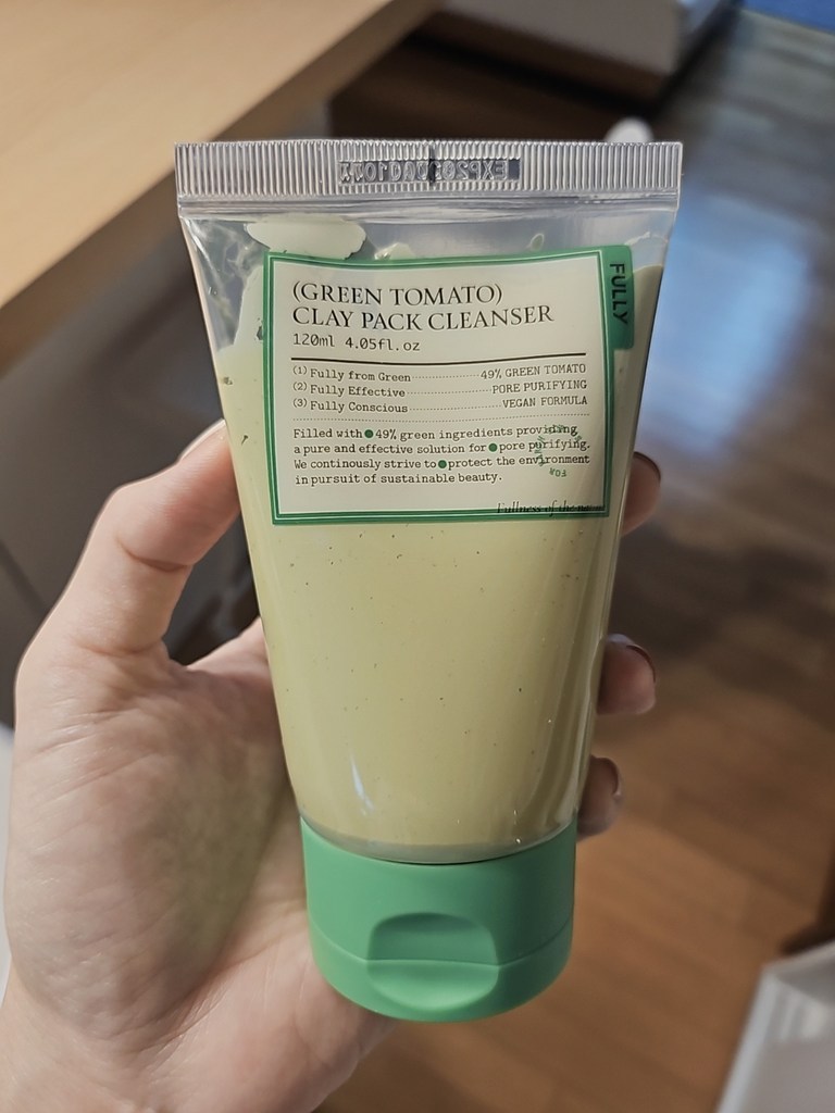풀리 비건 그린 토마토 클레이 팩 클렌저 이미지 4