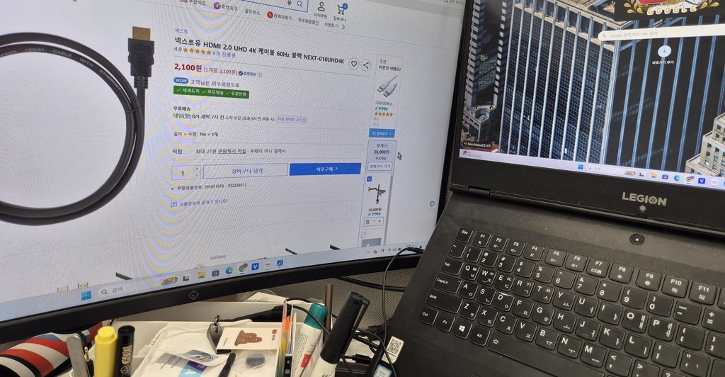 넥스트유 HDMI 2.0 UHD 4K 케이블 60Hz 블랙 NEXT-01... 솔직 후기 | 실사용자 리뷰 분석 - 상품 이미지 2