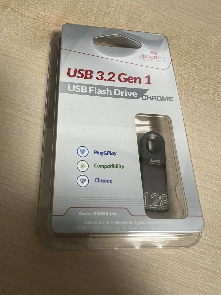 액센 크롬 USB 3.2 Gen 1 메모리카드 U330 이미지 2