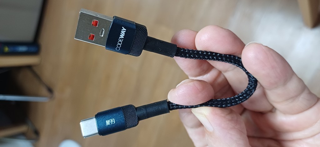 코드웨이 A타입-C타입 고속충전 데이터 숏 케이블 솔직 후기 | 실사용자 리뷰 분석 - 상품 이미지 2