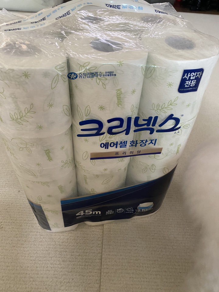 크리넥스 에어셀 프리미엄 화장지 피톤치드향 45m 이미지 2