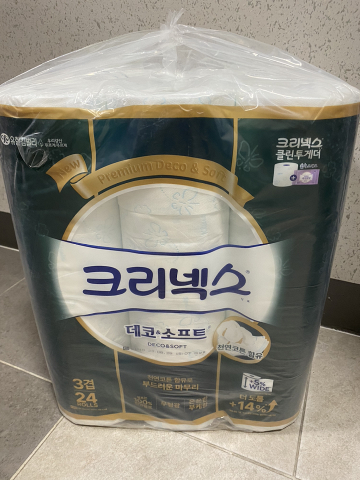 크리넥스 천연 펄프 데코 & 소프트 3겹 화장지 30m 솔직 후기 | 실사용자 리뷰 분석 - 상품 이미지 2