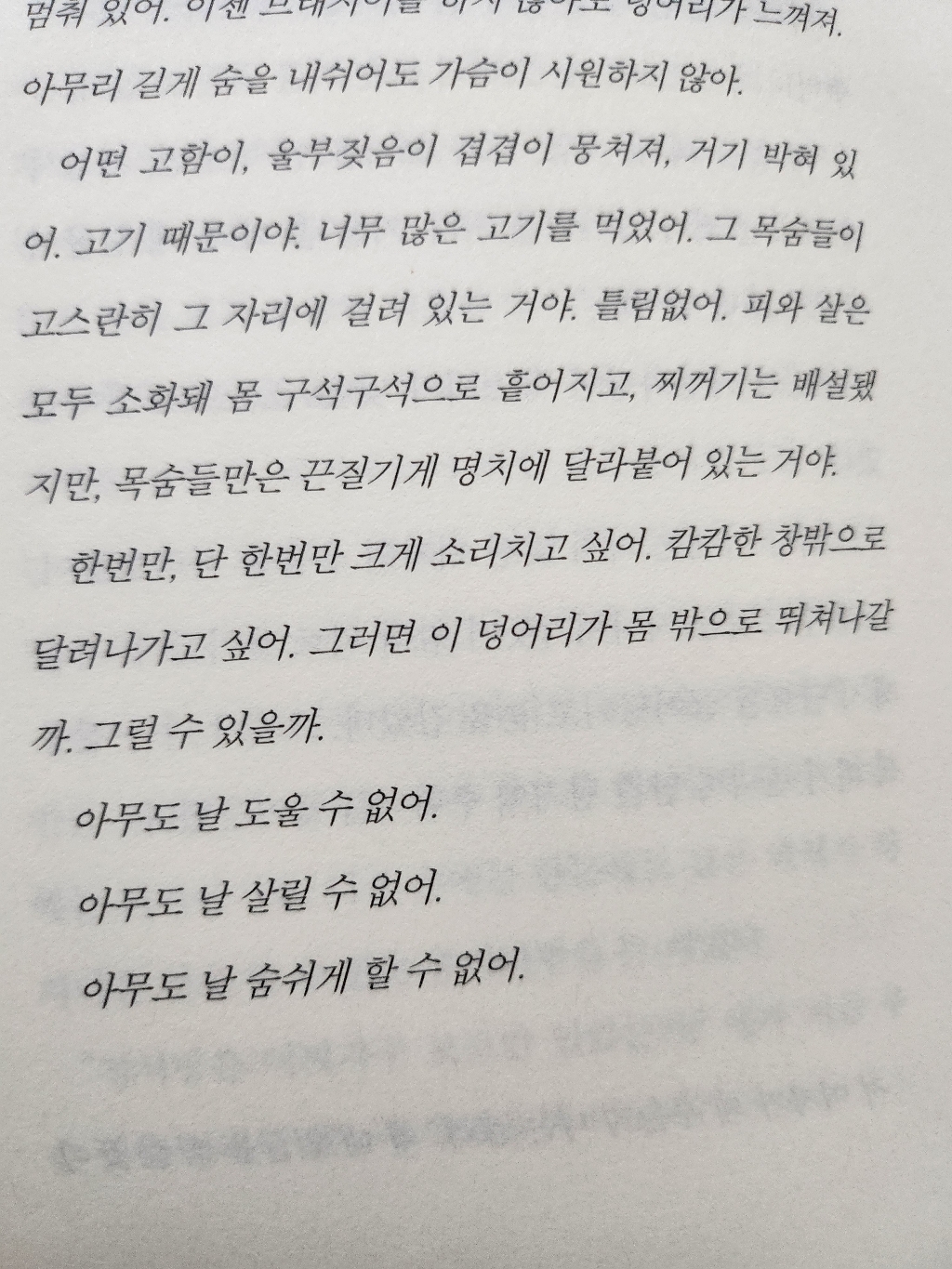 채식주의자:한강 장편소설 이미지 4