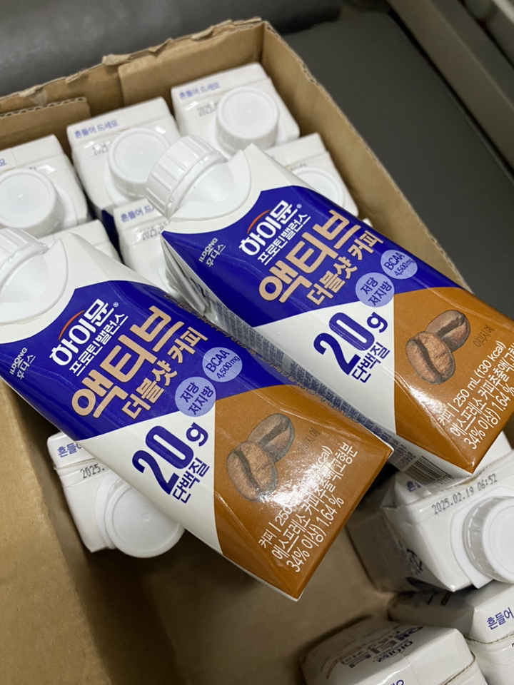 하이뮨 프로틴 밸런스 액티브 더블샷 커피 드링크믹스 RTD 250ml, ... 솔직 후기 | 실사용자 리뷰 분석 - 상품 이미지 4