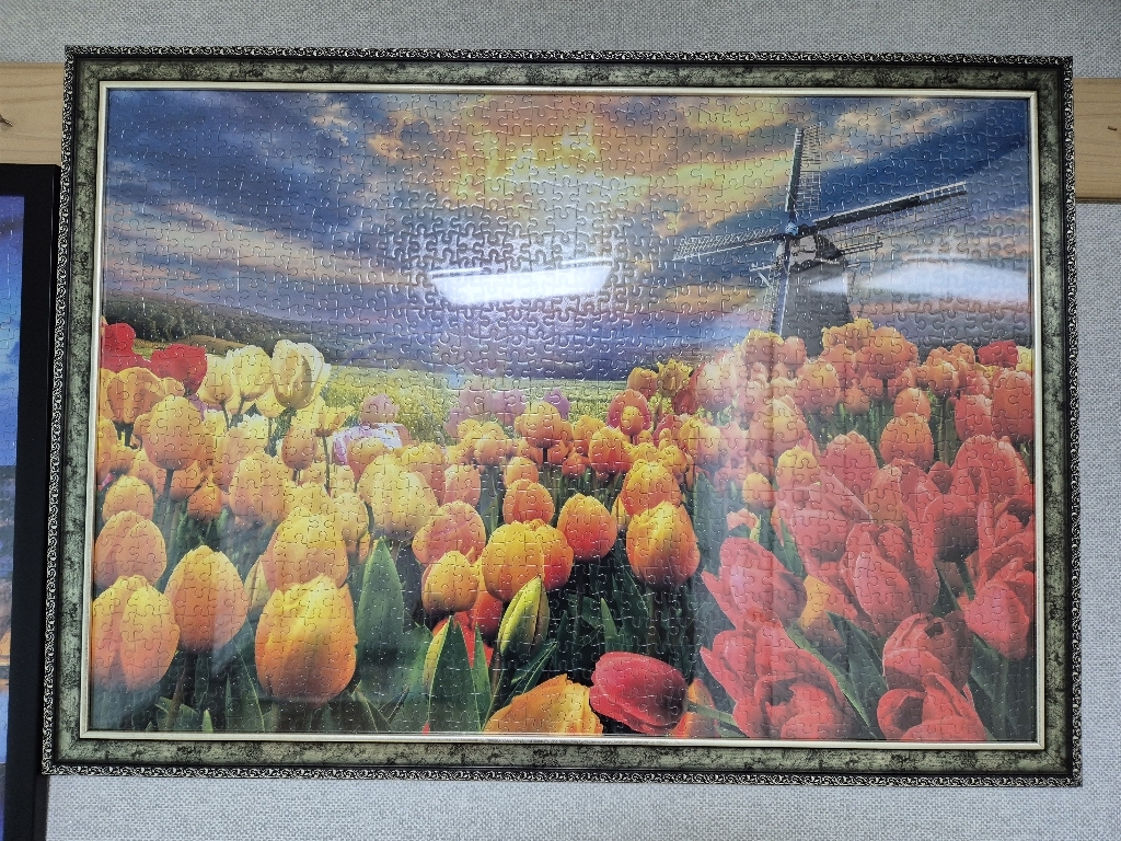 퍼즐피플 슬림형 1000 조각용 퍼즐액자 73.5 x 51 cm 솔직 후기 | 취미생활 필수템 - 상품 이미지 2