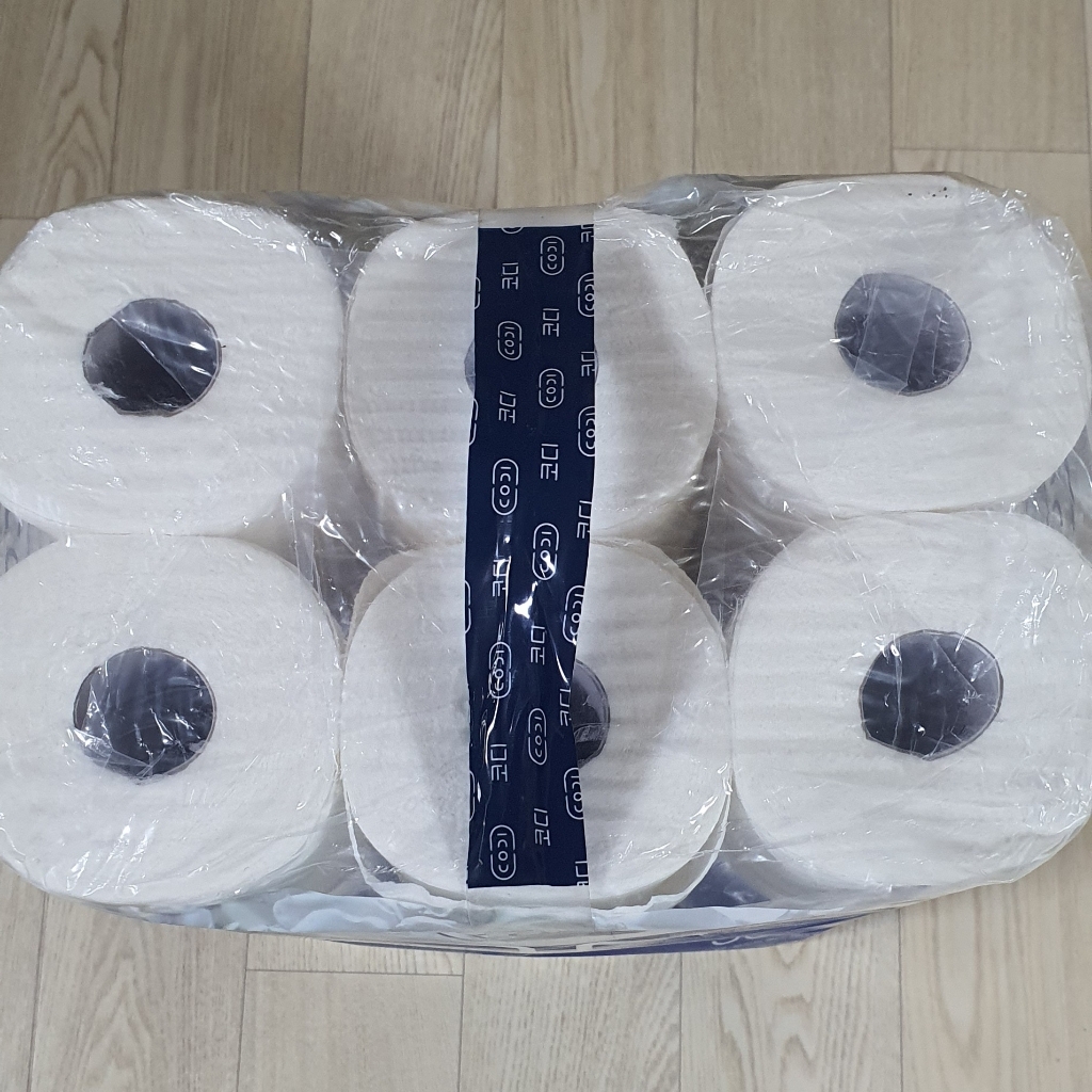 [코디] 데코앤화이트 천연펄프 화장지 3겹 30m*30롤 1팩 이미지 4