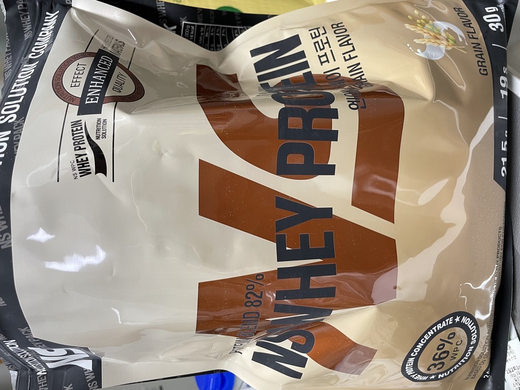 NS 웨이 프로틴 곡물맛 2kg 헬스보충제 단백질보충제 2kg, 1개 운동러 솔직 후기 | 실사용 리뷰 - 상품 이미지 4