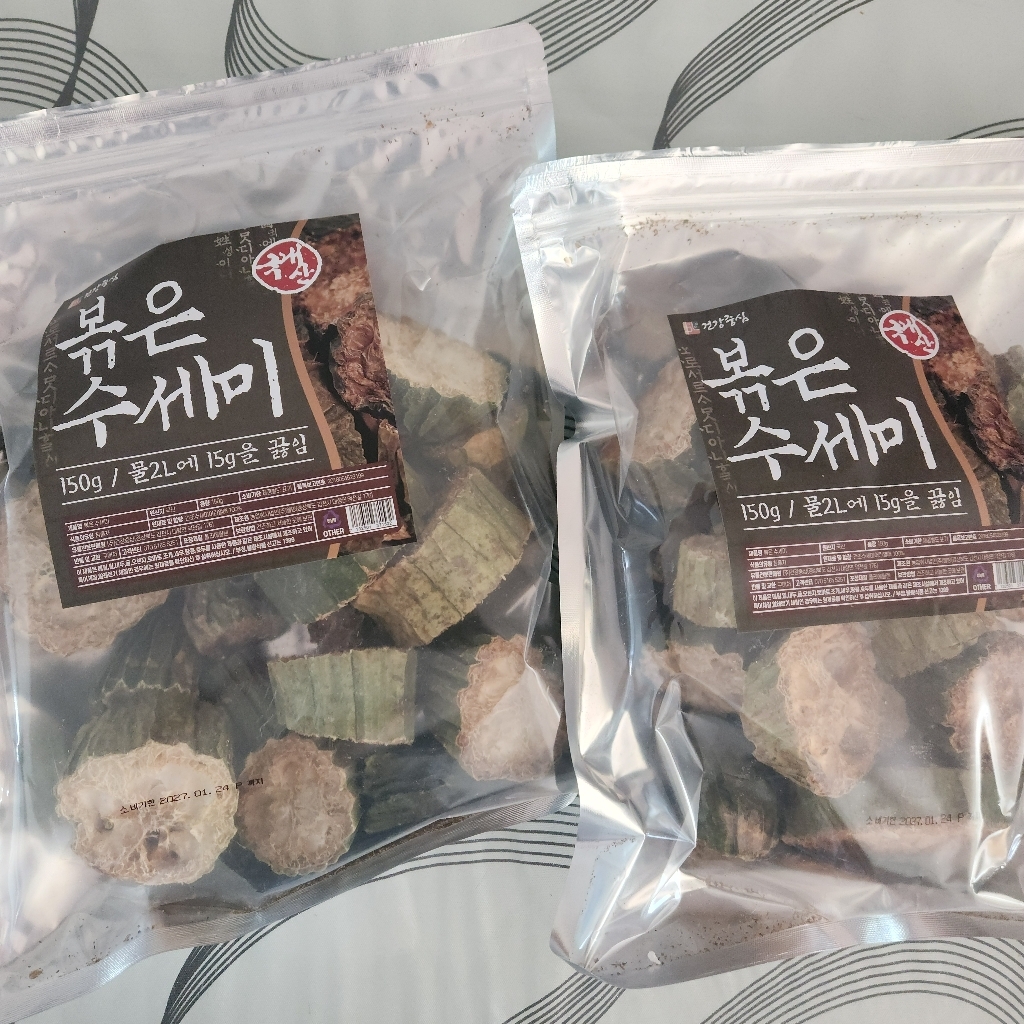 건강중심 국산 볶은 수세미 150g 이미지 3