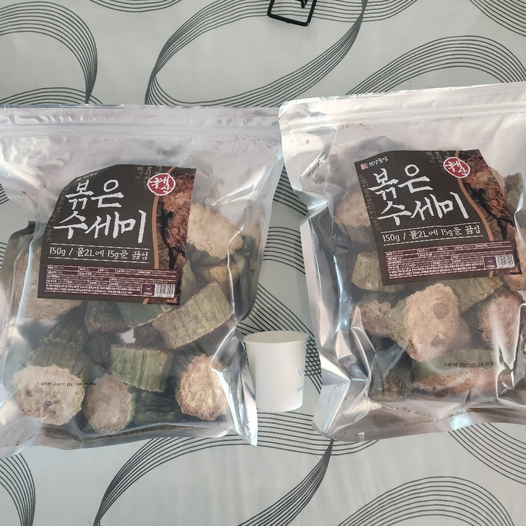 건강중심 국산 볶은 수세미 150g 이미지 4