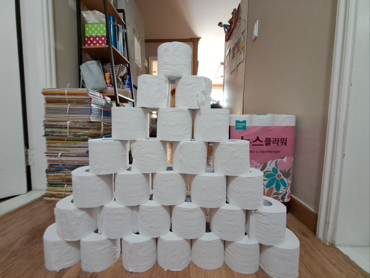 모나리자 녹스플라워 화장지 2겹 40m 실사용 후기 | 효과 있을까? - 상품 이미지 3