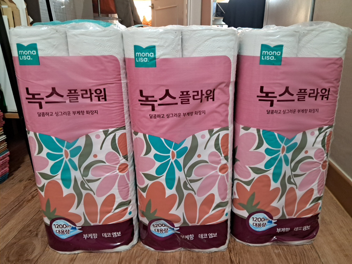 모나리자 녹스플라워 화장지 2겹 40m 이미지 4
