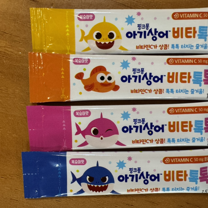 핑크퐁 아기상어 비타톡톡 10포 75g, 1세트 이미지 2
