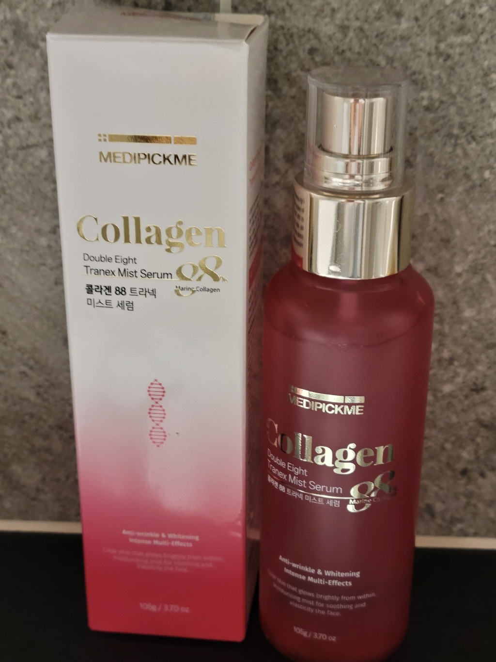 콜라겐 뿌리는 앰플 안개 분사 에어리스 미스트 콜라겐88% face mist 이미지 3