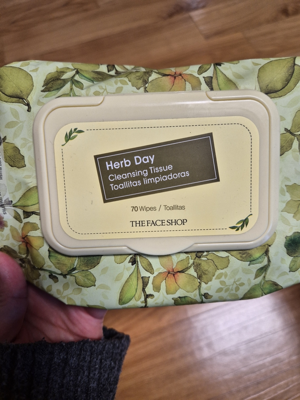 더페이스샵 허브데이 클렌징 티슈 이미지 2