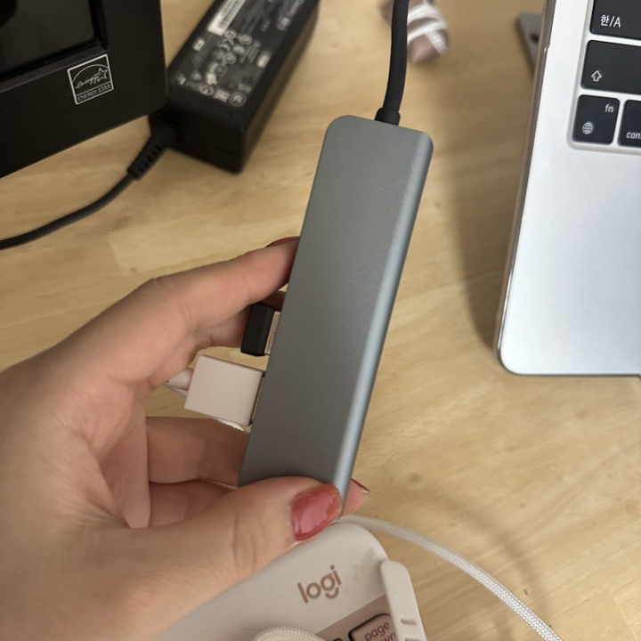 디지털케미 5포트 C타입 맥북 삼성 덱스 미러링 멀티포트 USB 허브 D... 솔직 후기 | 실사용자 리뷰 분석 - 상품 이미지 2