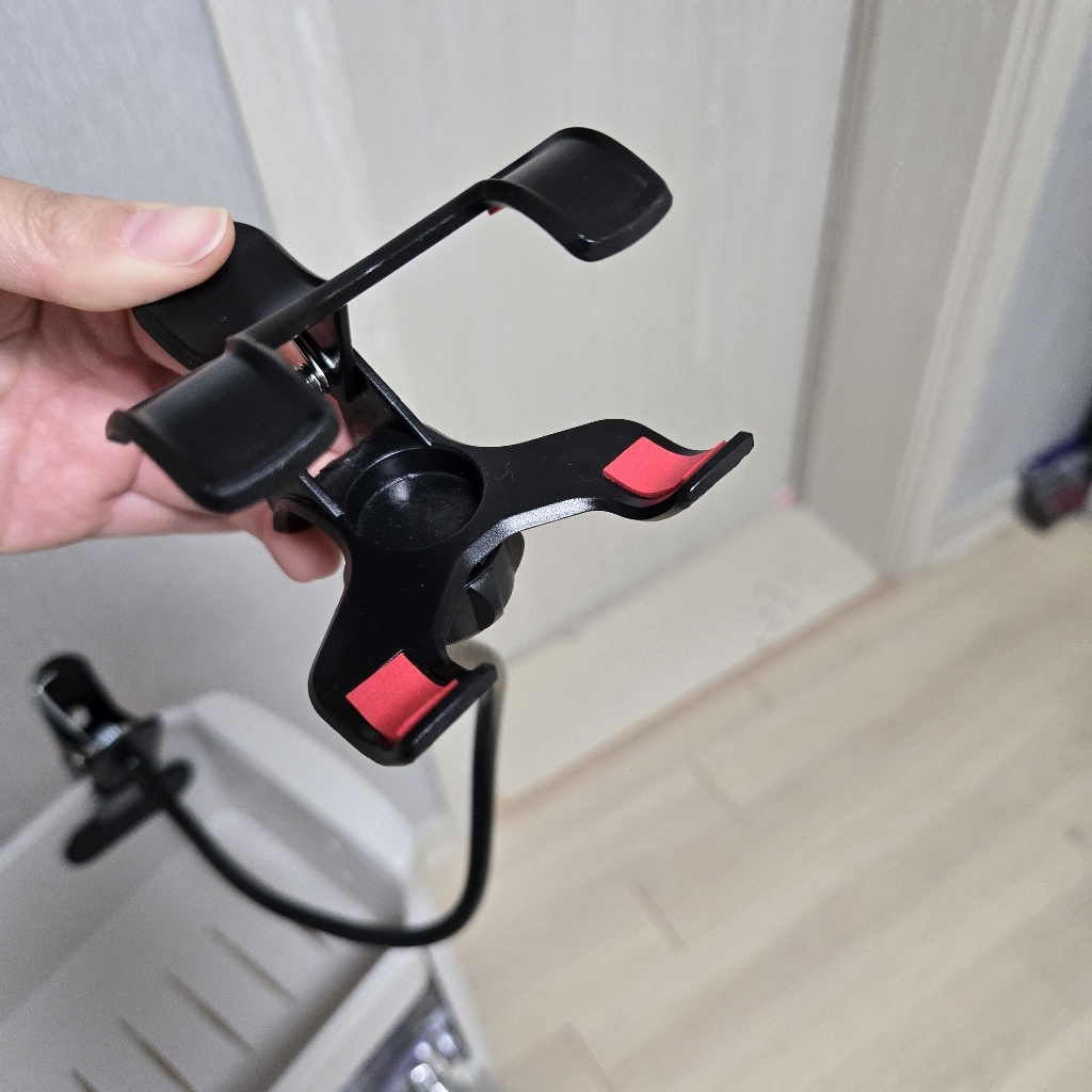 편스토어 집게형 스마트폰 자바라 거치대 97mm 이미지 4