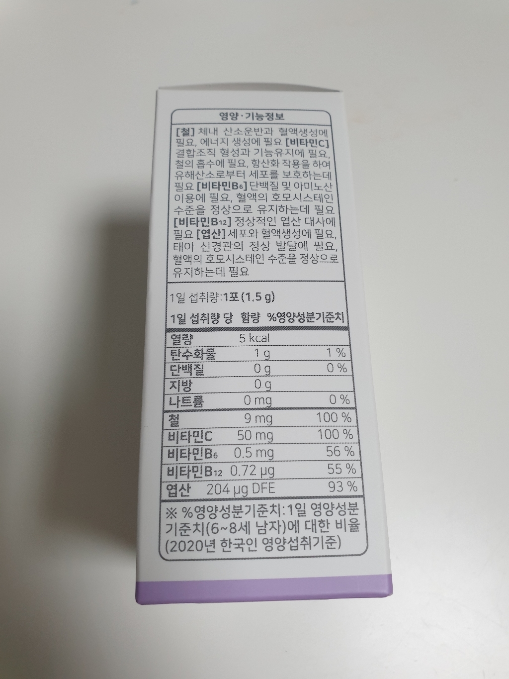 함소아 리포퍼 철분가득 30포 1개월분 45g, 2개 솔직 후기 | 실사용자 리뷰 분석 썸네일