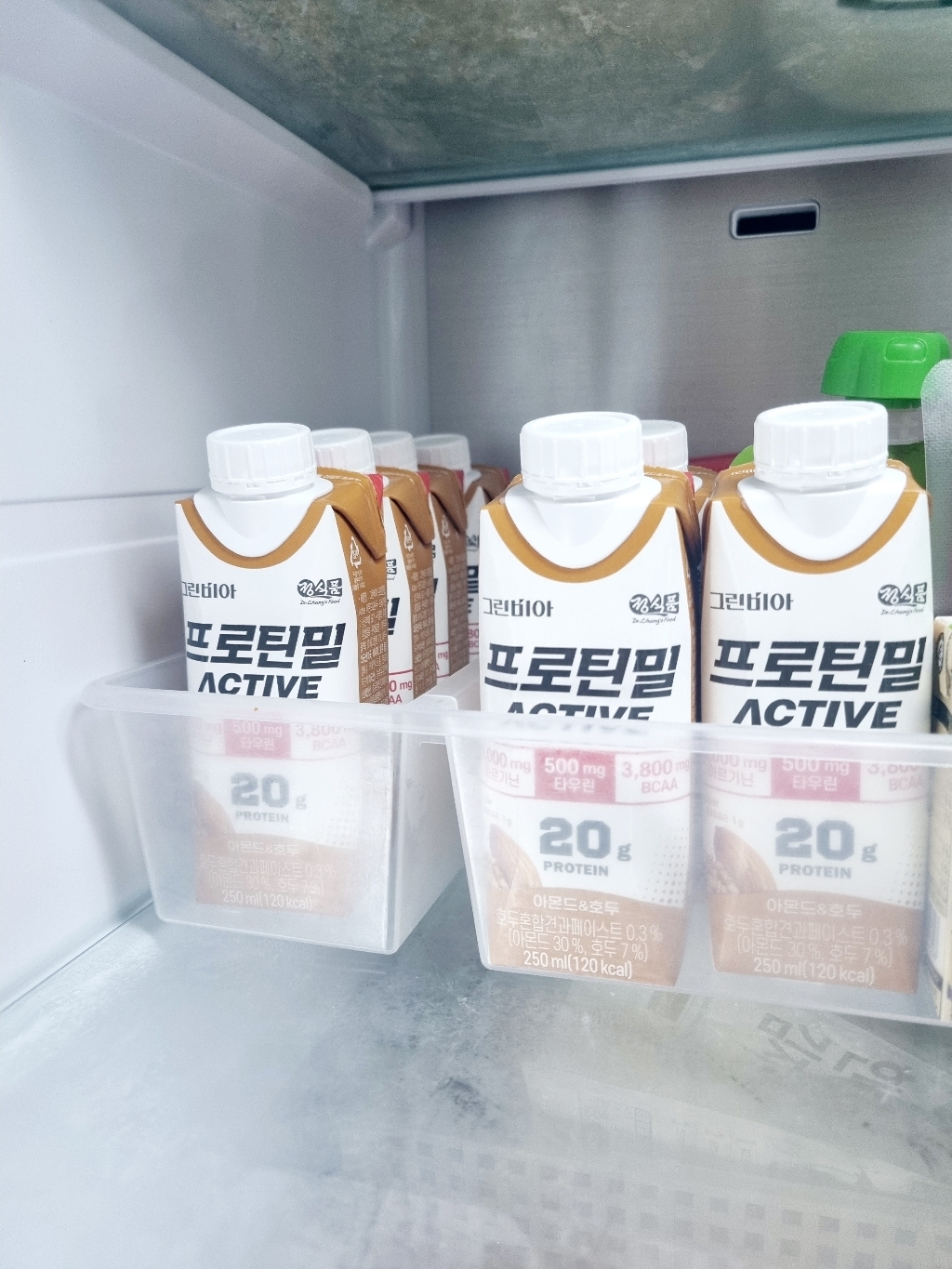 정식품 그린비아 프로틴밀 액티브 아몬드와호두맛 프로틴음료 고단백질영양설계... 솔직 후기 | 실사용자 리뷰 분석 - 상품 이미지 2