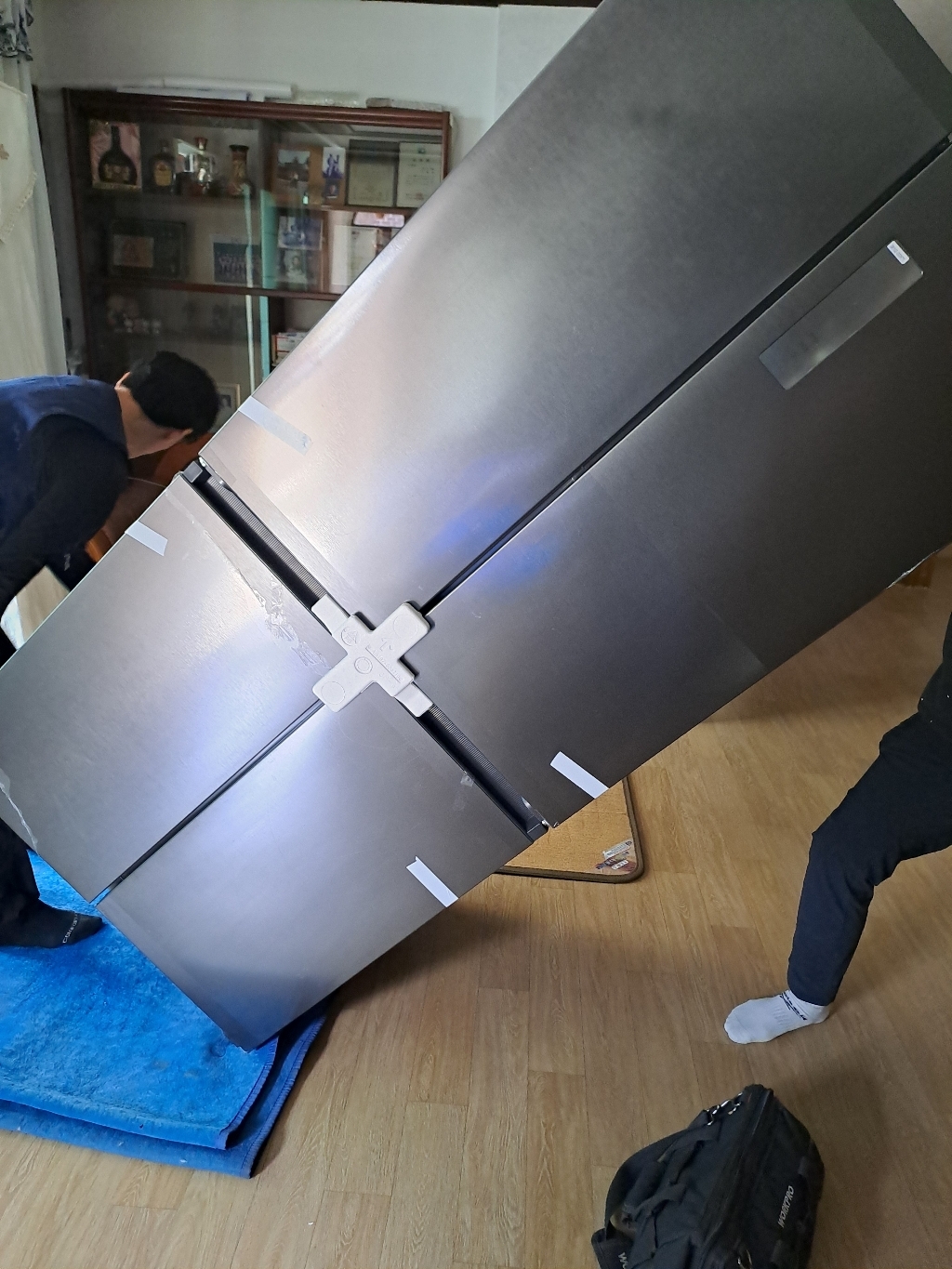 TCL 세미 빌트인 476L 4도어 냉장고 방문설치 개봉기 | 실사용 후기 - 상품 이미지 3