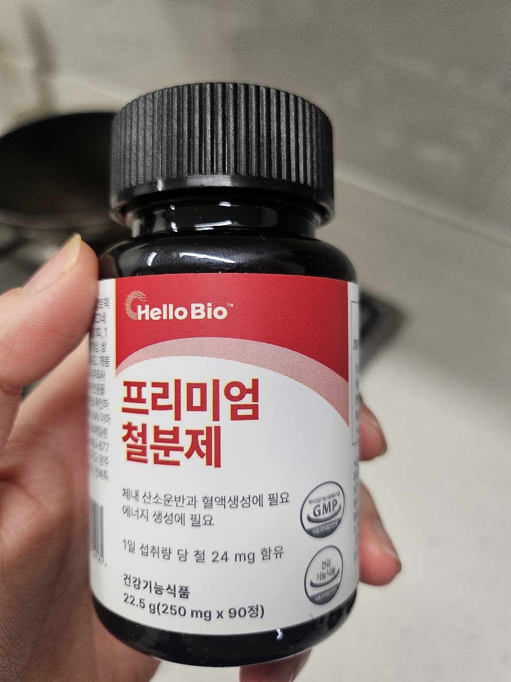 헬로바이오 프리미엄 철분제, 90정, 1개 이미지 1
