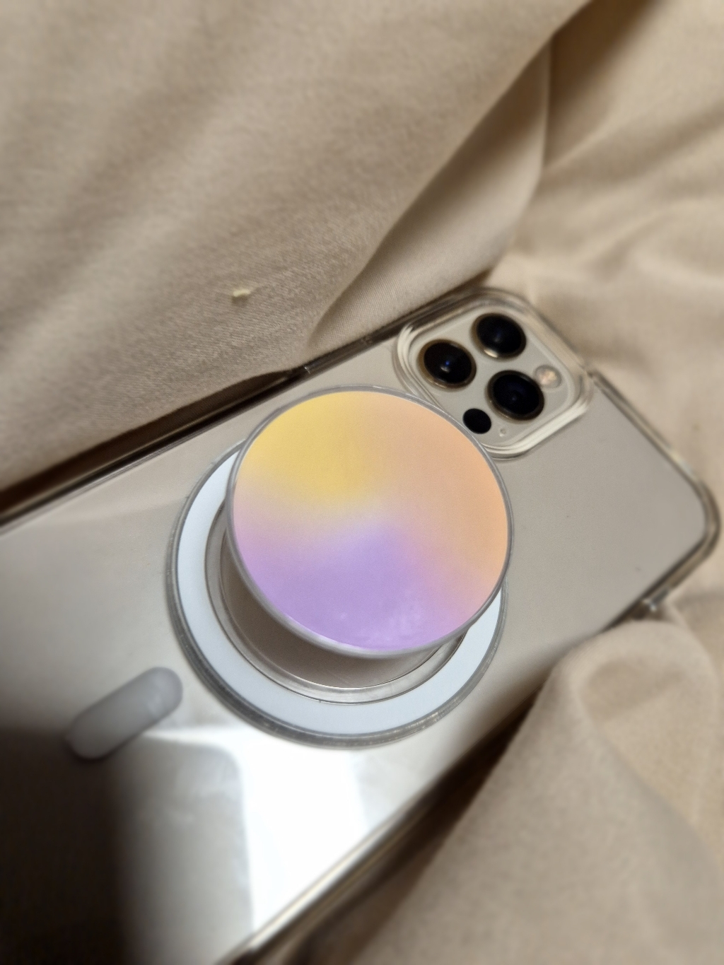 구스페리 원형 맥세이프 톡 휴대폰 거치대 이미지 4