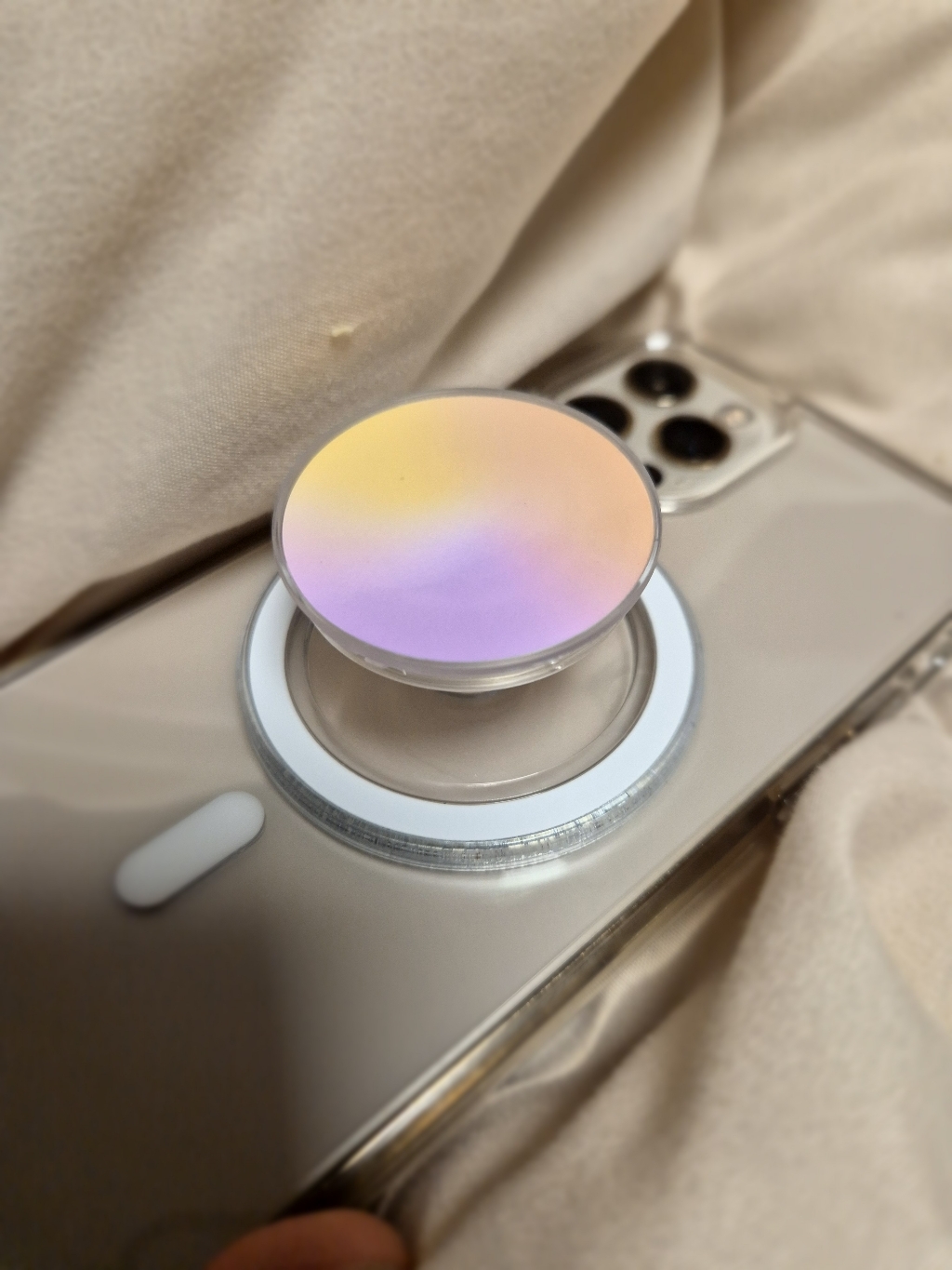 구스페리 원형 맥세이프 톡 휴대폰 거치대 이미지 3