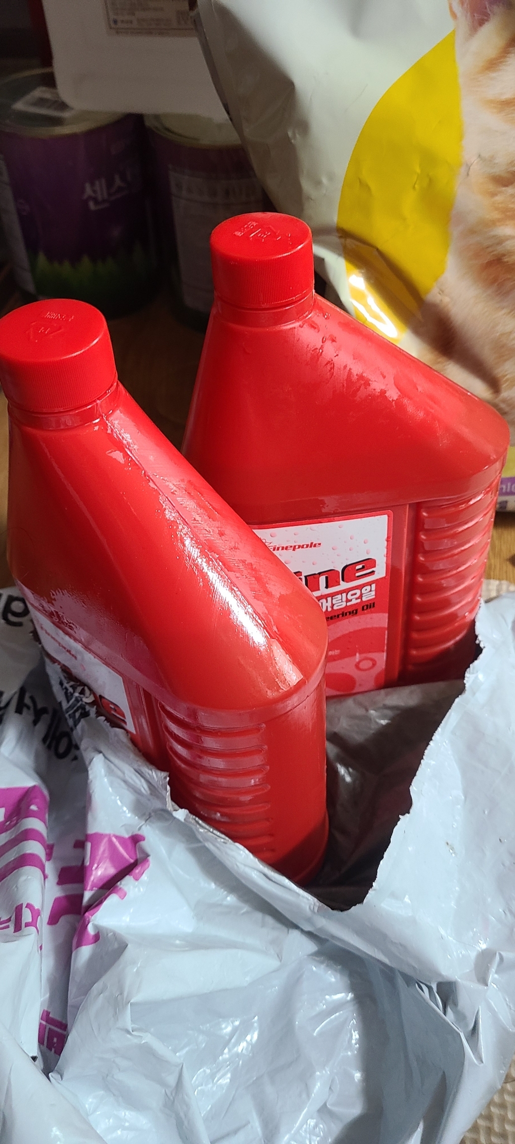 대성부품 트럭 파워오일 0.8L 파워스티어링오일 보충액 유압오일 차량용 ... 실사용 후기 | 효과 있을까? - 상품 이미지 2