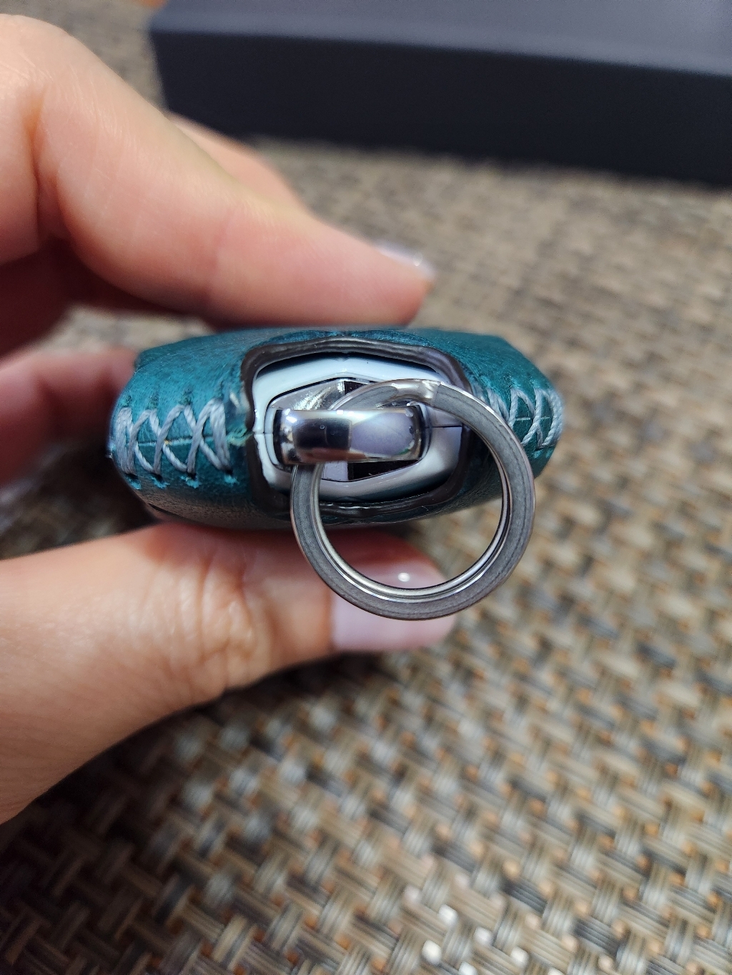 페레노 제네시스 호환 키케이스 스마트 키 가죽케이스 PG04 GV60 G... 실사용 후기 | 효과 있을까? - 상품 이미지 3