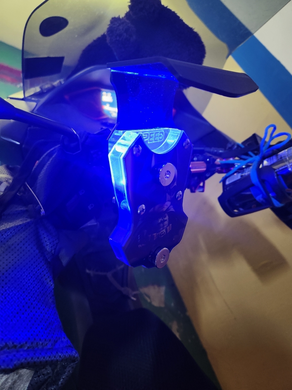 락모터스 오토바이 자석충전 c타입 젠더 고속충전 교체형 배달대행 젠더케이블 스쿠터 바이크 이미지 4