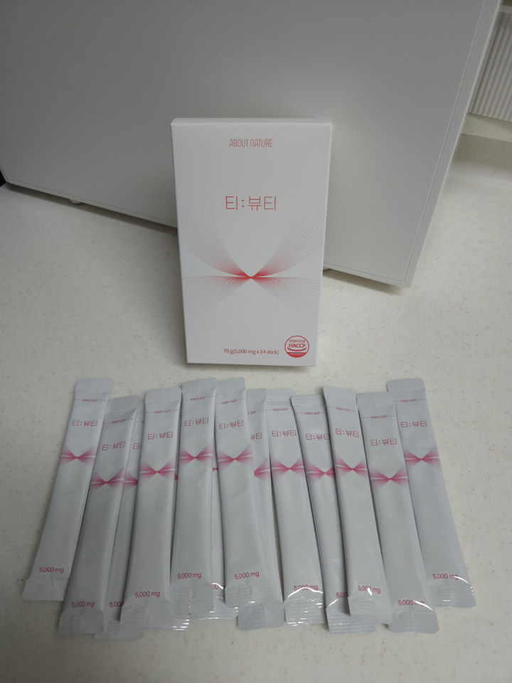 티뷰티 카페인없는 제로 칼로리 호박 팥 히비스커스 아르기닌 유산균 홍삼 차 14회분, 2개 이미지 3