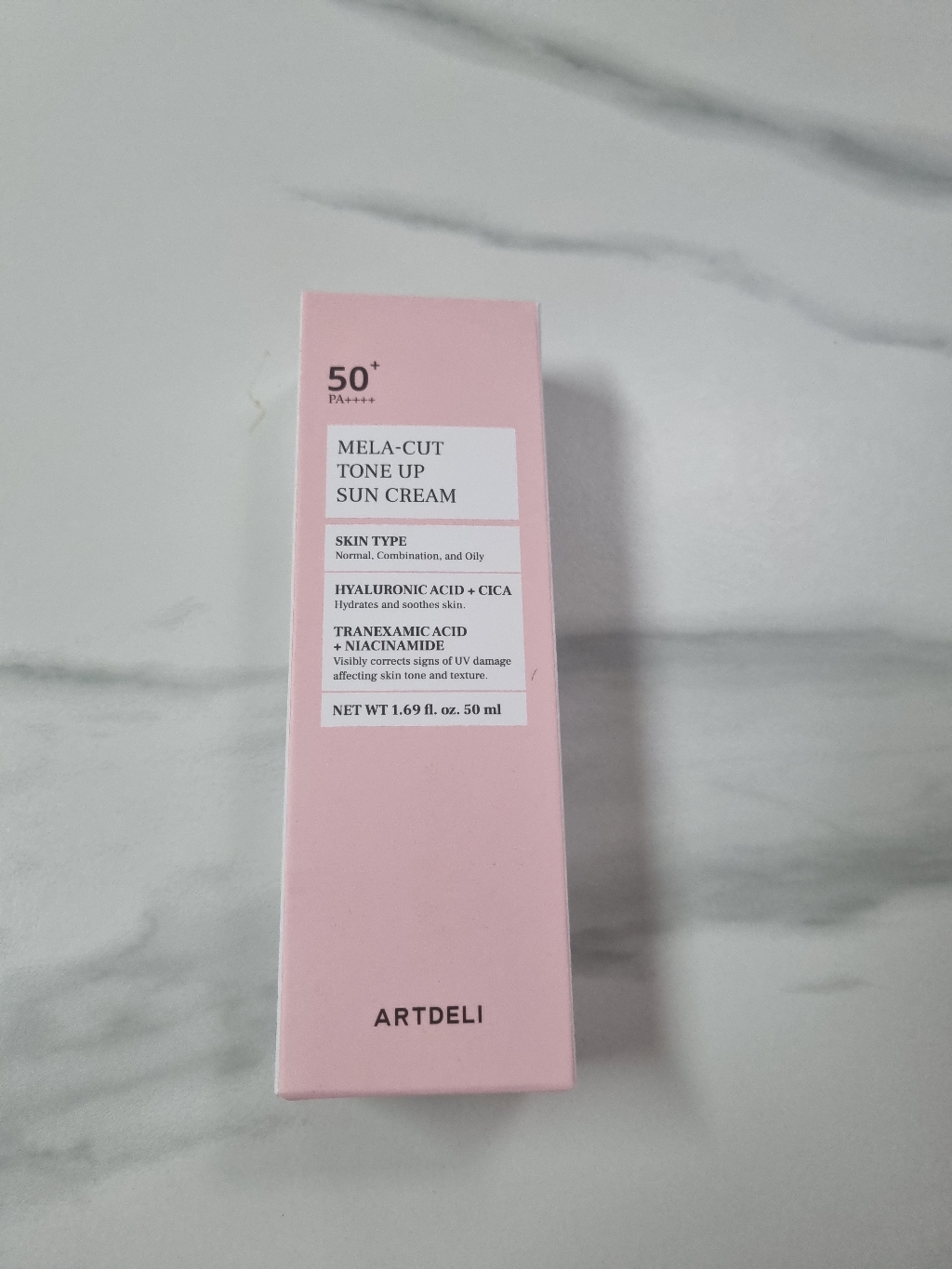 아트델리 멜라 컷 톤업 선크림 SPF50+PA++++/기미 잡티 이미지 4